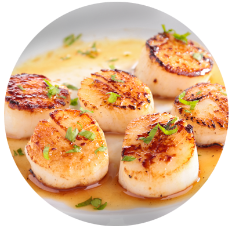 Buttery Scallops in White Wine Sauce Cocktail Recipe