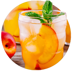 Peach Bourbon Smash Cocktail Recipe