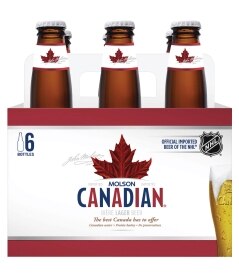 Molson Canadian. Costs 8.99