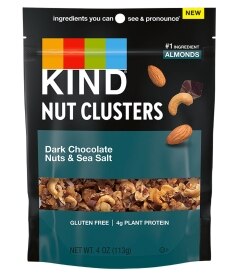 Kind Dark Chocolate Sea Salt Nut Clusters