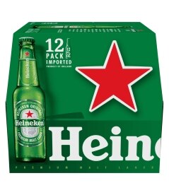 Heineken. Costs 17.99