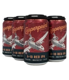 Copperpoint A-10 Red IPA. Costs 10.99