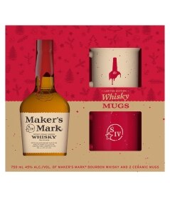 Maker's Mark Bourbon with Maker's Mugs