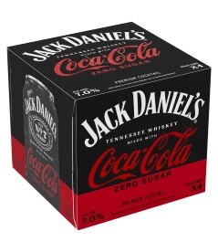 Jack Daniel's Coca Cola Zero Sugar Whiskey Cocktails