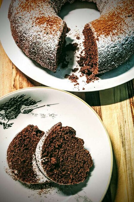 Dan’s Dark Chocolate Zinfandel Bundt Cake