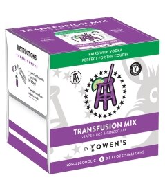 Owen's Transfusion Mix. Was 5.99. Now 4.99