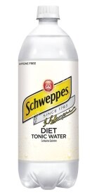 Schweppes Diet Tonic Water 1L. Costs 1.79