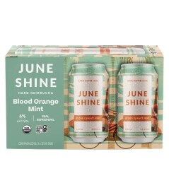 Juneshine Blood Orange Mint Kombucha