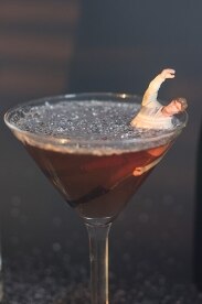 Carbonite Jello Martini