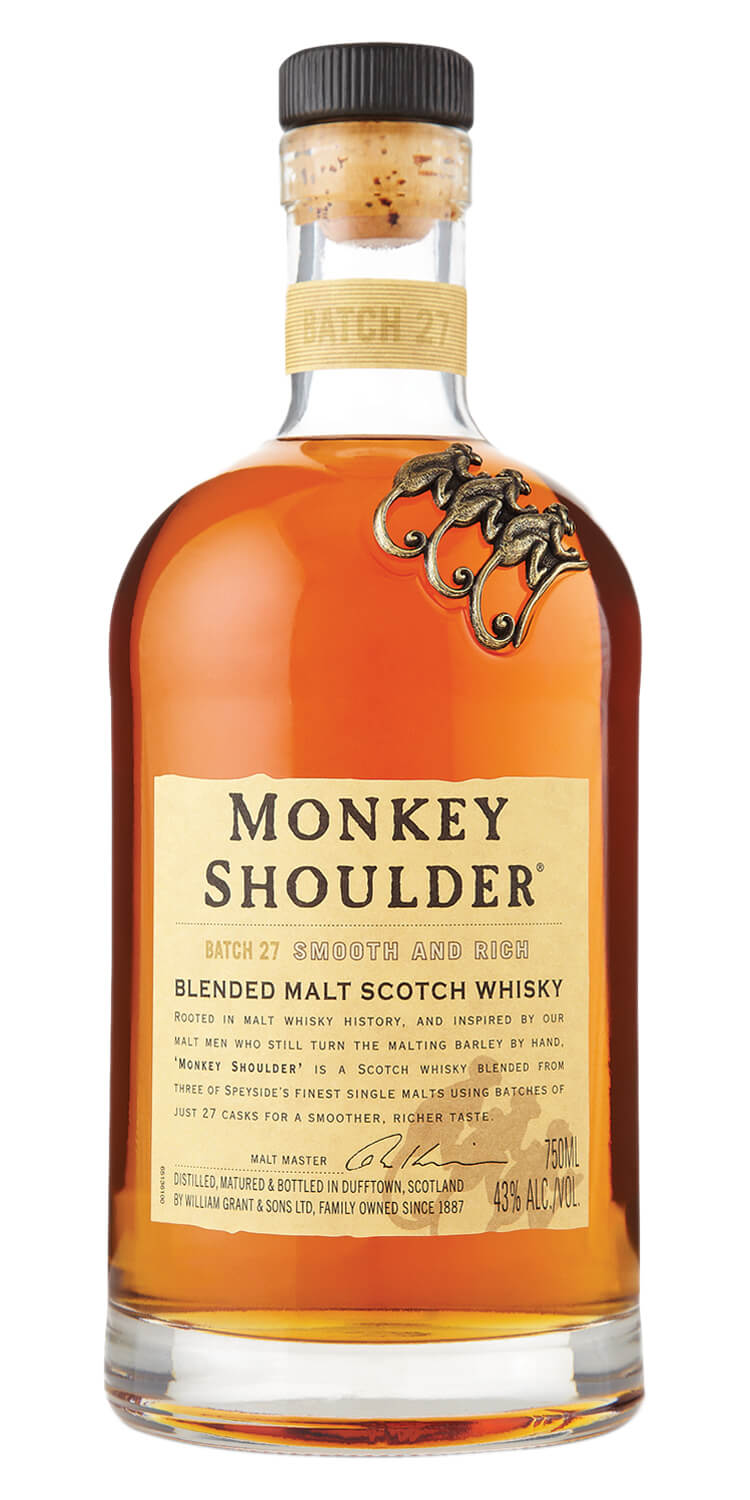kalorie Sudan damper Monkey Shoulder Blended Malt Scotch