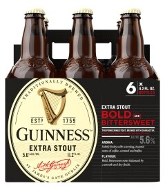 Guinness Extra Stout. Was 11.99. Now 9.99