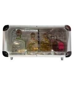 Patron Silver Tequila Combo with One 375ml each of Reposado, Anejo and Extra Anejo