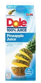 Dole Pineapple Juice 59Z Carton 59Z