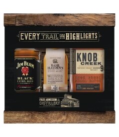 Jim Beam Brands Straight Bourbon Tri-Pack with one Jim Beam Black, Basil Hayden's and Knob Creek 9 Years