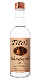 Tito's Handmade Vodka. Costs 13.49
