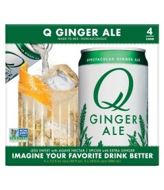 Q Mixers Ginger Ale. Was 5.99. Now 4.99