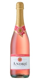 Andre Brut Rose Champagne. Costs 7.48