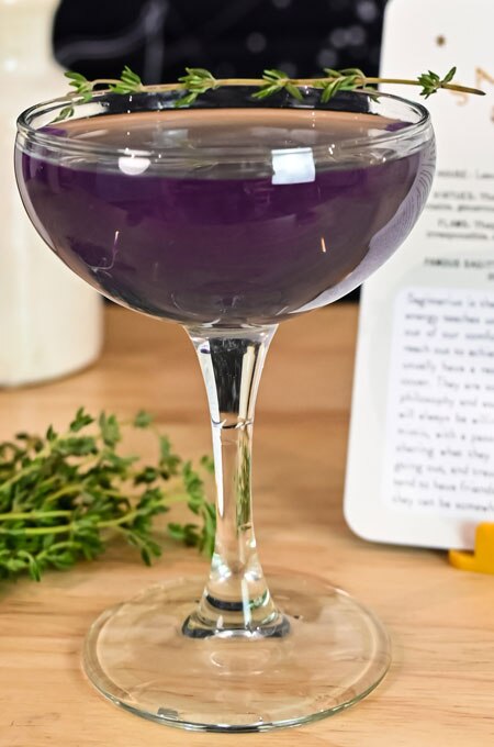 Sagittarius Vodka à la Violette