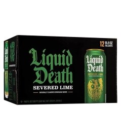 Liquid Death Sparkling Water Severed Lime