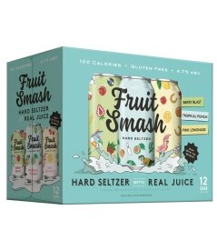 New Belgium Fruit Smash Hard Seltzer. Was 18.99. Now 12.34