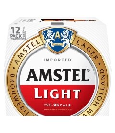 Amstel Light. Costs 17.99