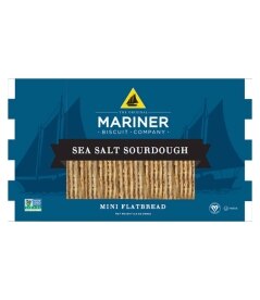 Mariner Sea Salt Sourdough Mini Flatbread. Was 3.99. Now 2.99