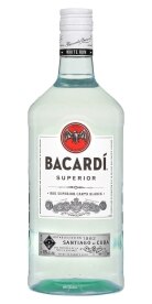 Bacardi Superior Light Rum PET. Was 21.99. Now 20.99