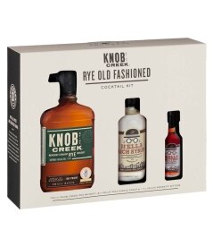 Knob Creek Rye Whiskey with Old Fashion Kit. Costs 36.99