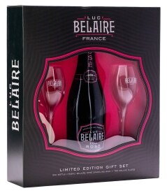 Luc Belaire Rare Rose with Glasses