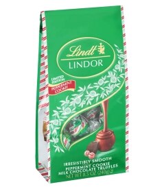 Lindt Holiday Peppermint Cookie Bag