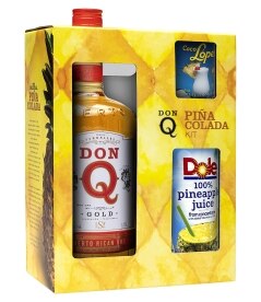 Don Q Gold Rum Piña Colada Kit. Was 21.99. Now 21.29