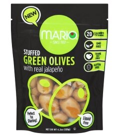 Mario Jalapeno Stuffed Olive Pouch. Costs 4.59
