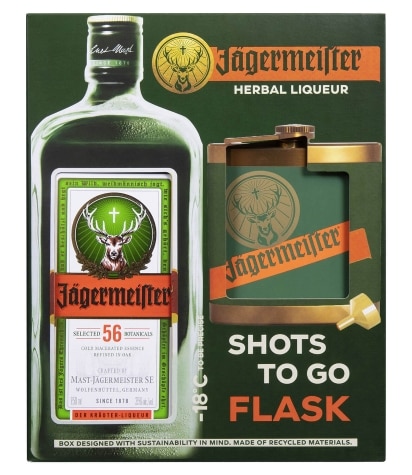 Jägermeister Liqueur with Flask