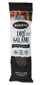 Busseto Black Pepper Dry Salami Chub