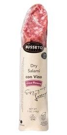 Busseto Dry Salami Con Vino. Costs 8.99
