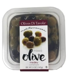 Delallo Mediterranean Mixed Olive In Brine. Costs 3.99
