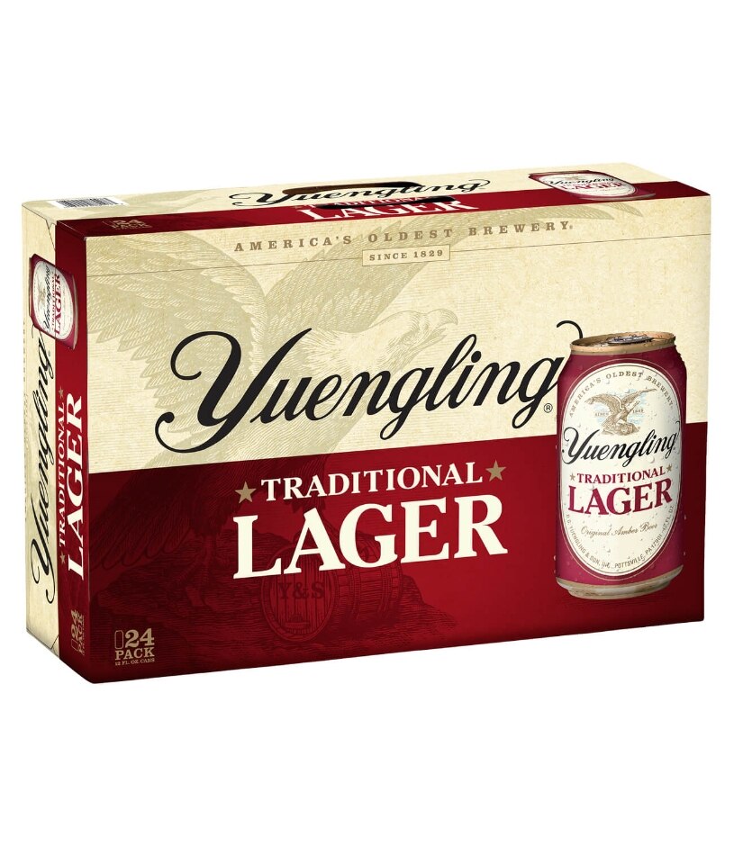 Yuengling Lager 12 Oz Can 24-Pack