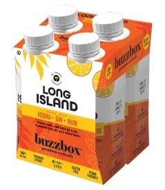 Buzzbox Long Island Ice Tea Premium Cocktail. Costs 11.99
