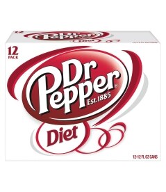 Dr Pepper Diet 12 Oz Can. Costs 7.49
