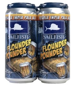 Sailfish Flounder Pounder Double IPA. Costs 13.99
