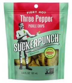 Sucker Punch Three Pepper Fire Pickles