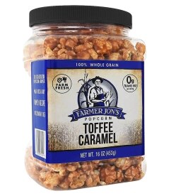 Farmer Jon's Toffee Caramel Popcorn Jar