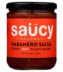 Saucy Gourmet Habanero Salsa. Costs 6.99