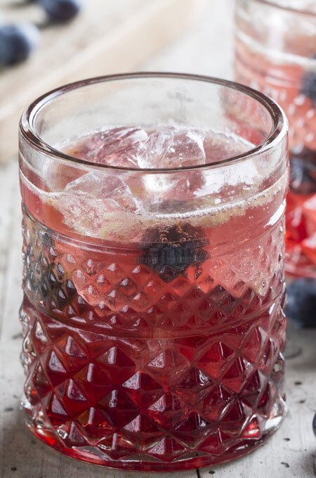 Blueberry Gin Sour