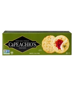 CaPeachio's Vegetable Medley Crackers. Costs 3.49