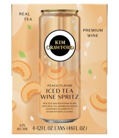 Kim Crawford Peach Iced Tea Wine Spritz Cocktail
