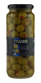 Mario Manzanilla Stuffed Pimento Olives. Costs 7.99