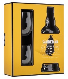 Sandeman Tawny Port 10 Year with Glass. Costs 31.99