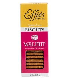 Effie's Walnut Biscuits. Costs 7.49