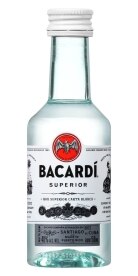 Bacardi Superior Light Rum. Costs 1.99